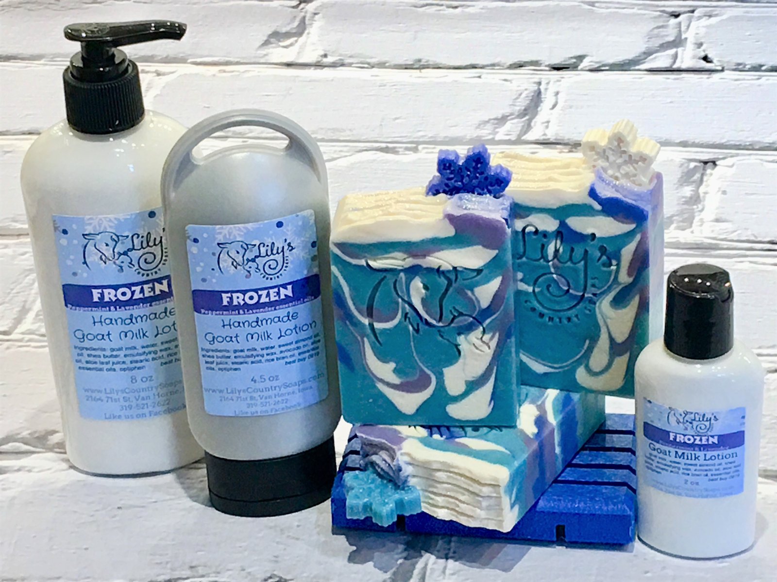 Frozen Goat Milk Lotion | Lily's Country Soaps